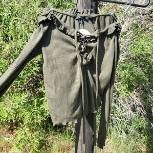 AYAI style off shoulder ruffle edges fairy